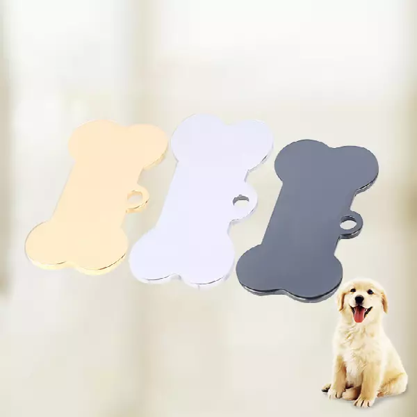 Wholesale Colourful Blank Dog Tags Double Sided Stainless Cat ID Tags