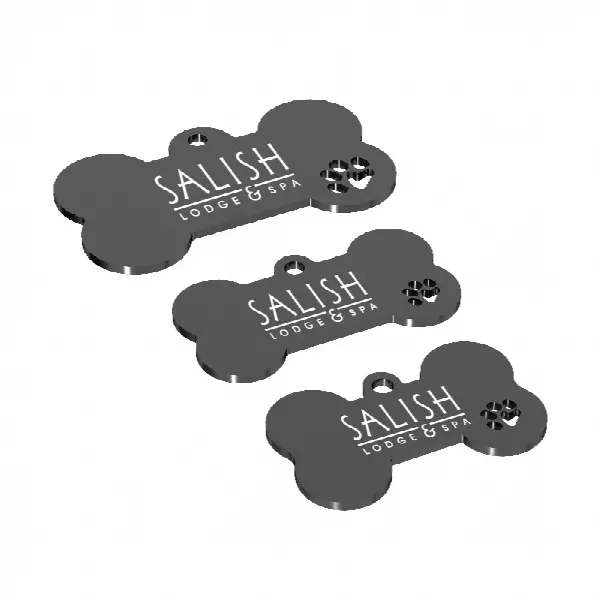 Customized Stainless Steel Personalised Bone Shape Blank Design Dog Tags for Wholesale