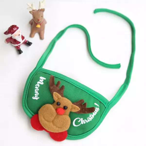 Wholesale Merry Christmas Dog Hat & Bib Set Pet Winter Warm Clothes for Small Dogs Cats Santa Cap Xmas Gift for Dogs