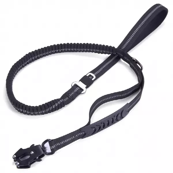 Hot Sale Reflective Explosion-proof Medium and Large Dog Seat Belt for Car Pull Double Handle Leash Dog Car Harness Dog Leashes