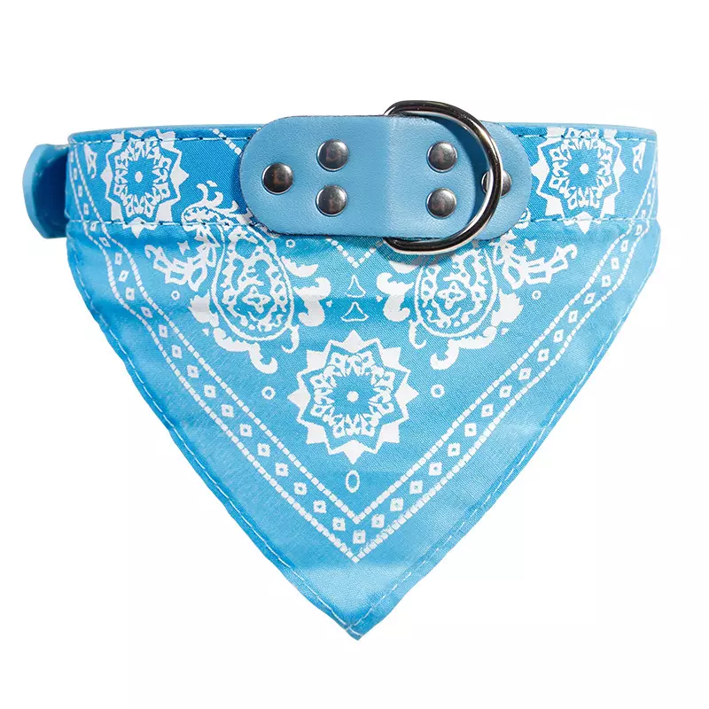 Dog Bandana Triangle Bandage Adjustable Pet Dog Puppies Cat Neck Scarf Collar Cotton Decoration Accessories Girls Boys